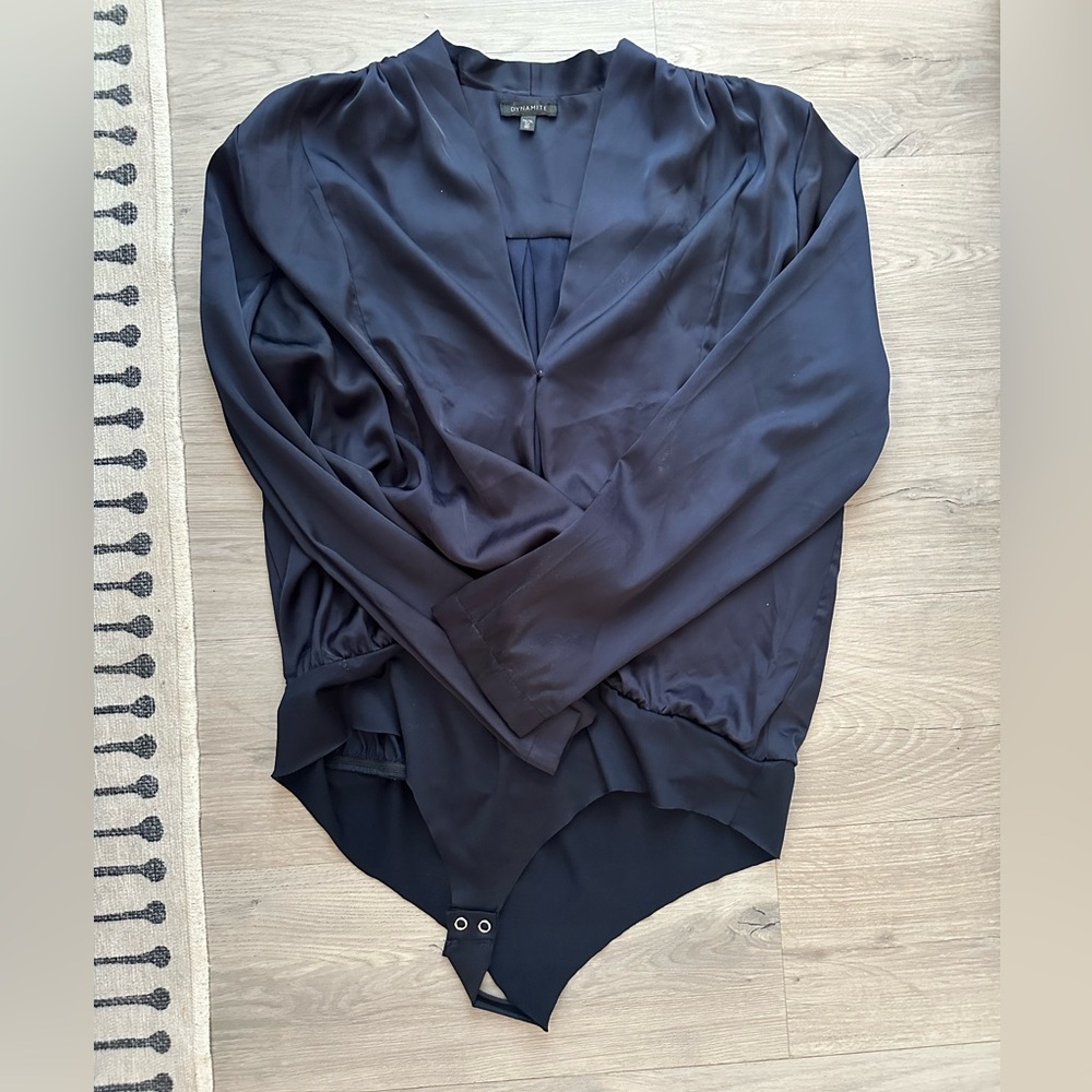 Dynamite Satin Bodysuit